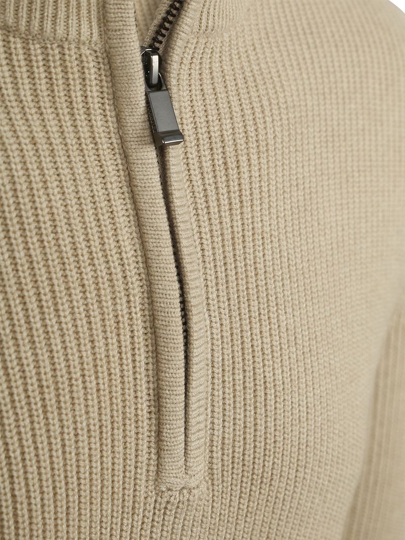 Suitable Half Zip Pullover Patch Ecru - Größe XXL günstig online kaufen