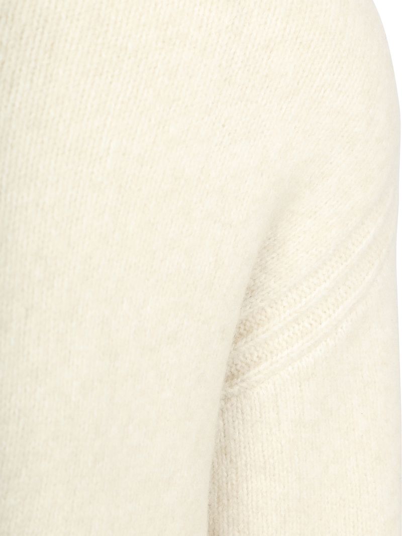 BOSS Kobear Half Zip Pullover Wool Blend Ecru  - Größe M günstig online kaufen