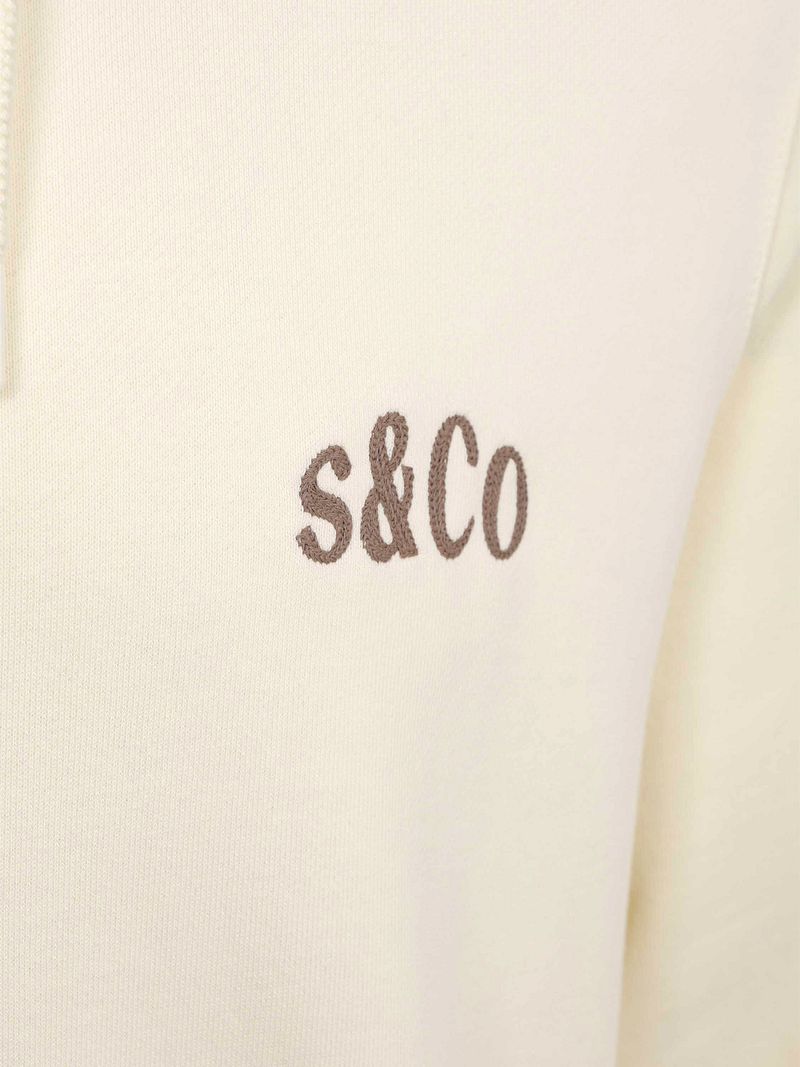 Supply & Co Hoodie Backprint Off White - Größe S günstig online kaufen