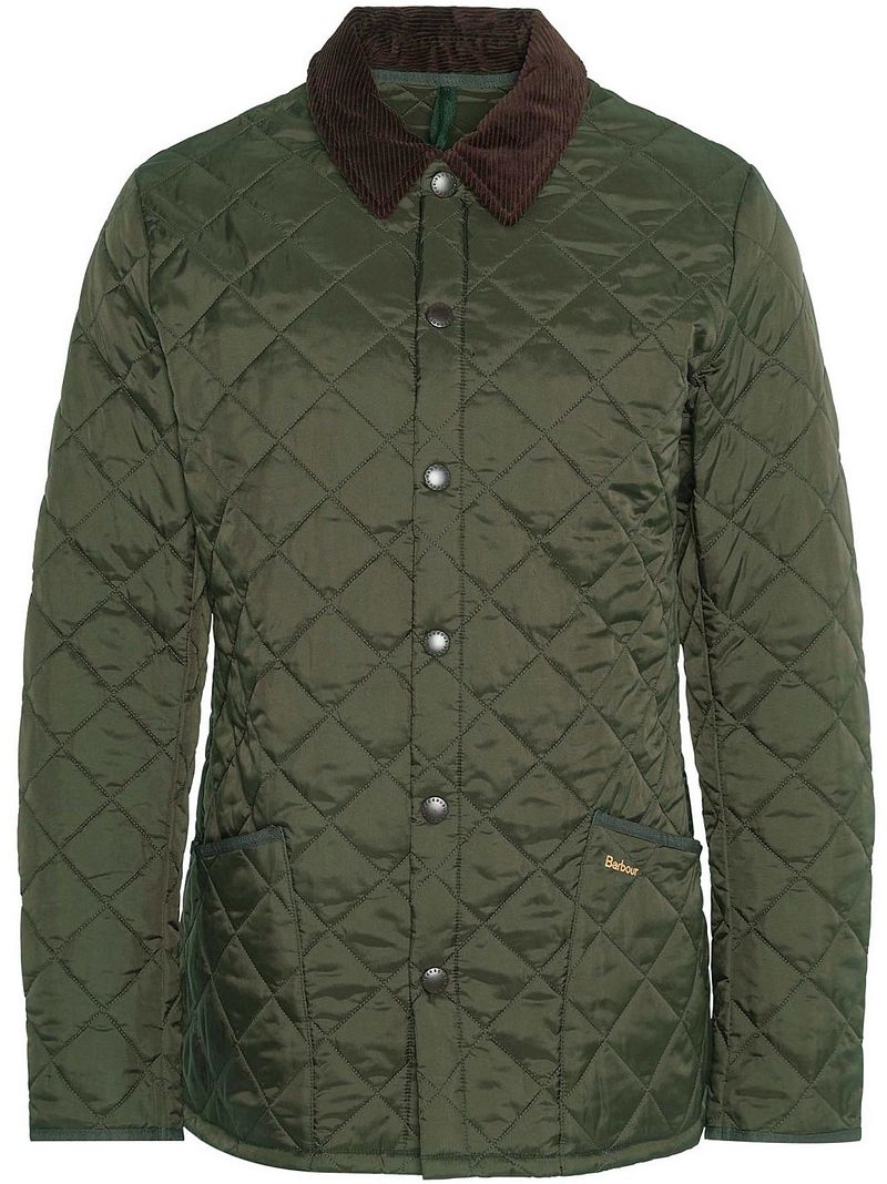 Barbour Liddesdale Heritage Quilted Steppjacke Grün - Größe L günstig online kaufen
