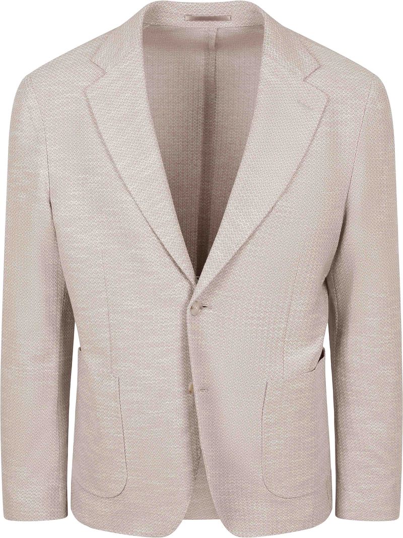 Suitable Soft Knitted Blazer Beige - Größe 56 günstig online kaufen