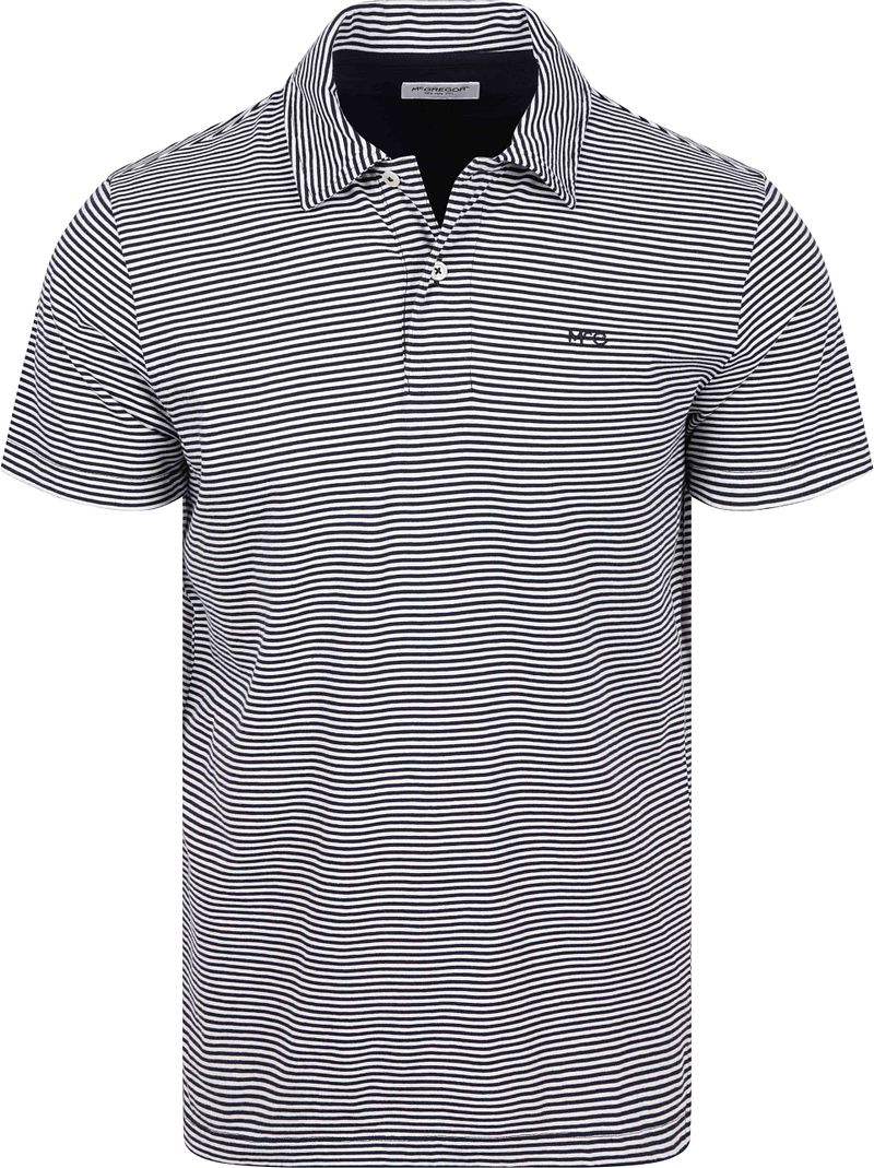 McGregor Jersey Polo Stripe Navy