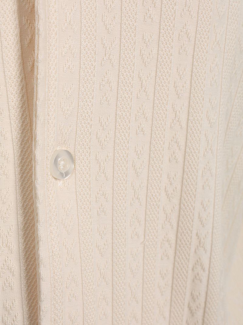 Supply & Co Kurzarmhemd Stretch Off-White - Größe XL günstig online kaufen