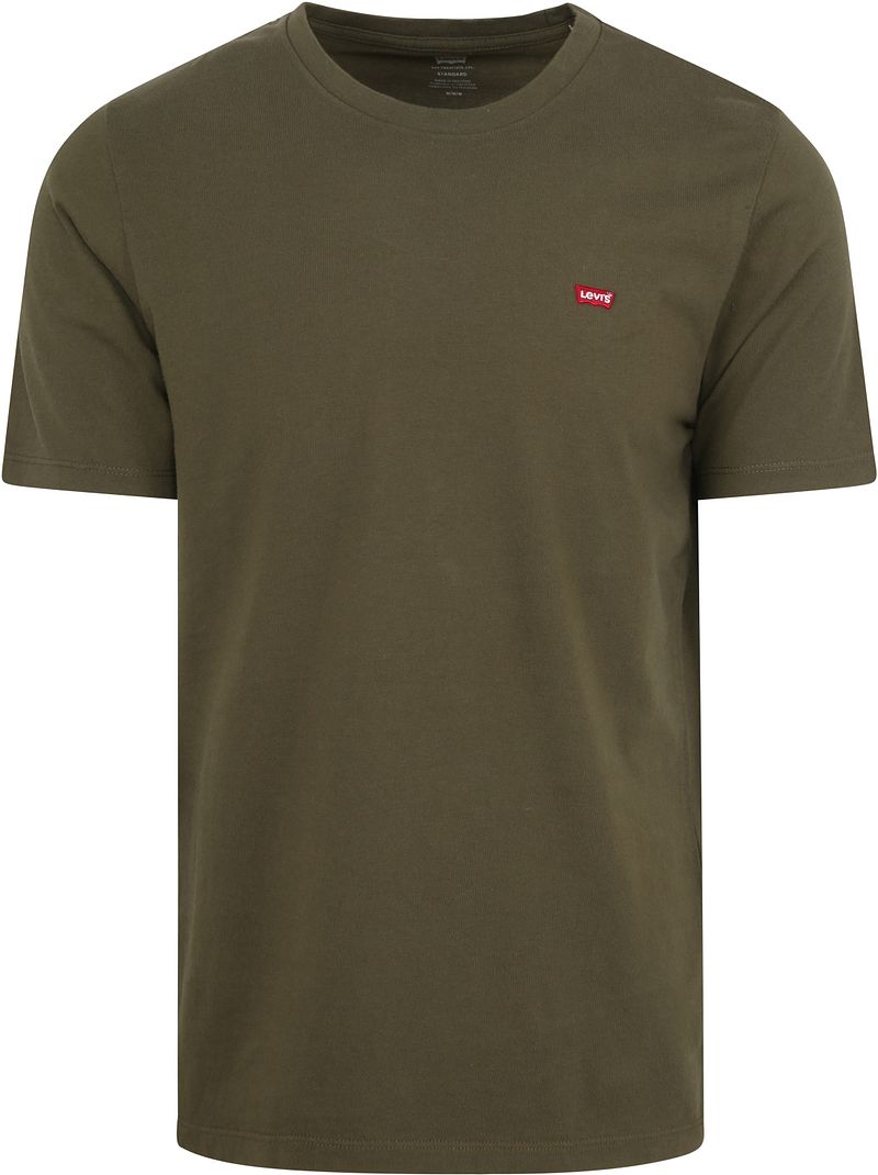 Levi's T-shirt Original Dunkelgrün - Größe M günstig online kaufen
