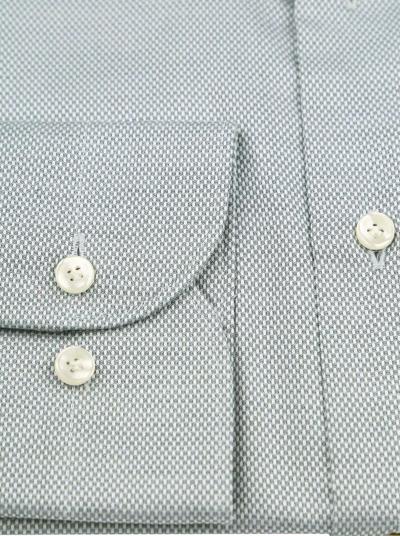 Profuomo Basketweave Hemd Grün - Größe 38 günstig online kaufen