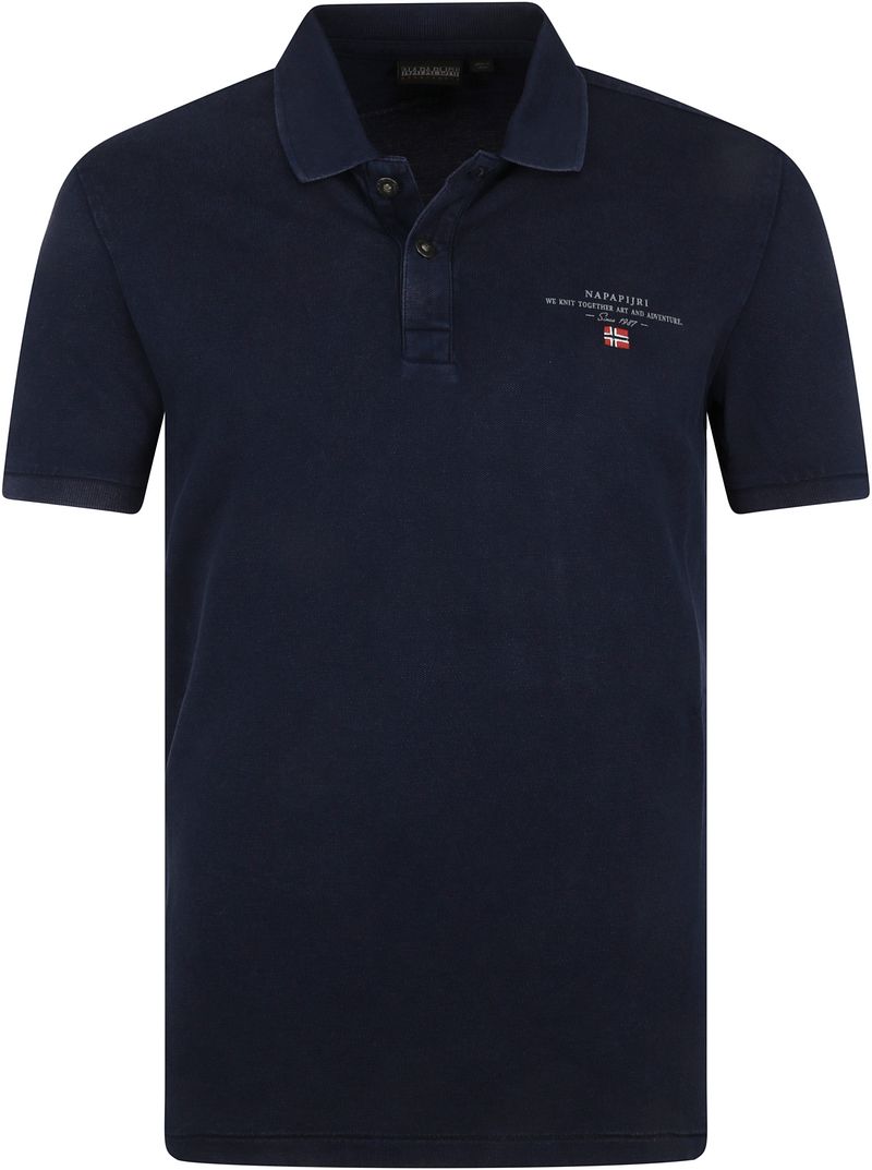 Napapijri Polo Elbas Navy Blauw