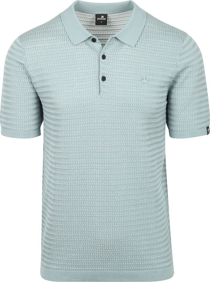 Vanguard Strickpolo Arona Blau - Größe L