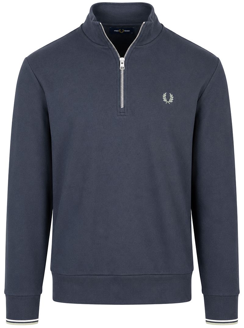 Fred Perry Half Zip Trui Donkerblauw