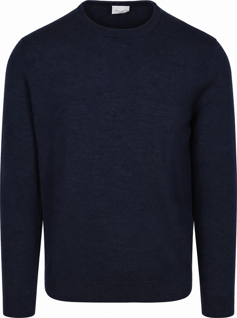 Profuomo Pullover Merinowol Navy