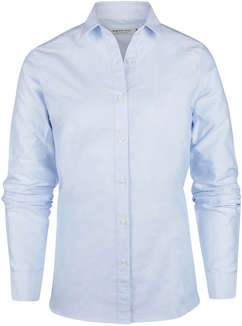 Steppin' Out Bluse Lauren Oxford Damen Hellblau - Größe XL
