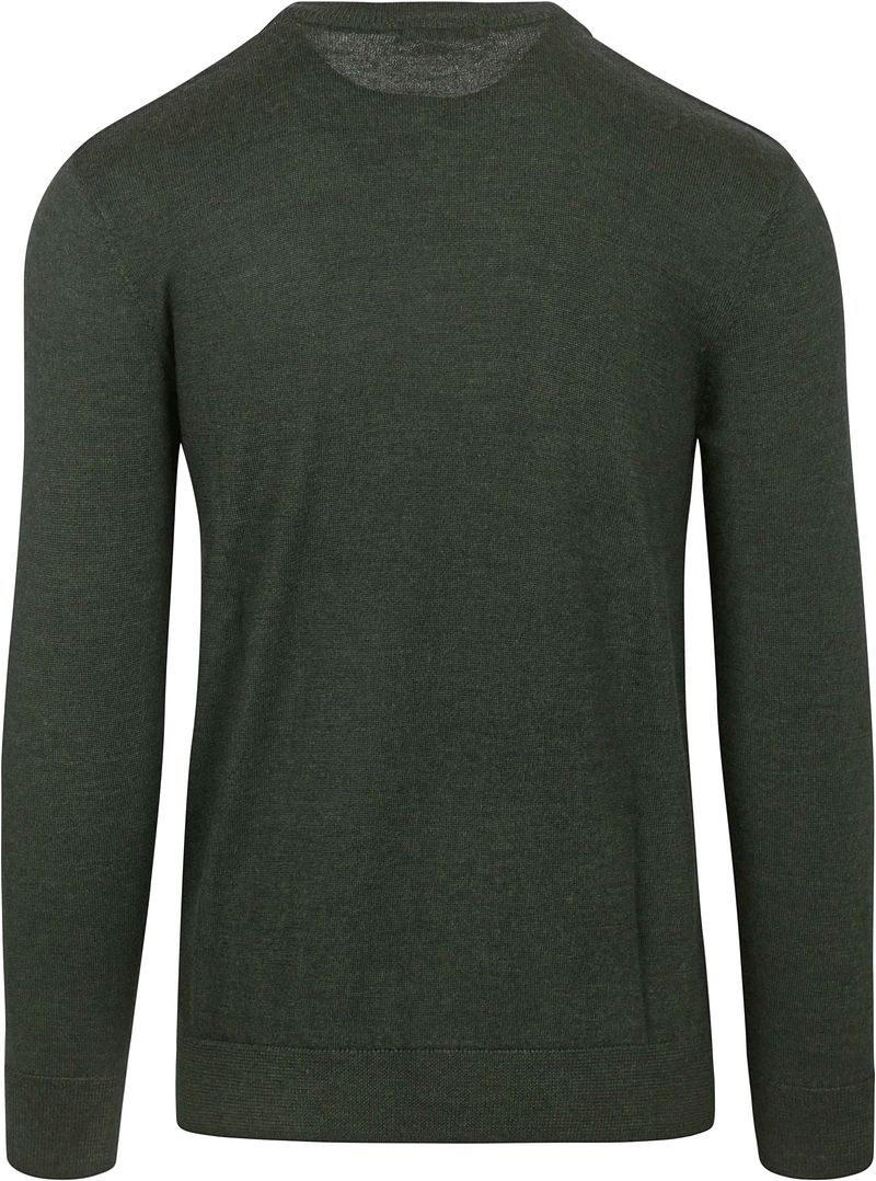 KnowledgeCotton Apparel Wollpullover Dunkelgrün - Größe XL günstig online kaufen