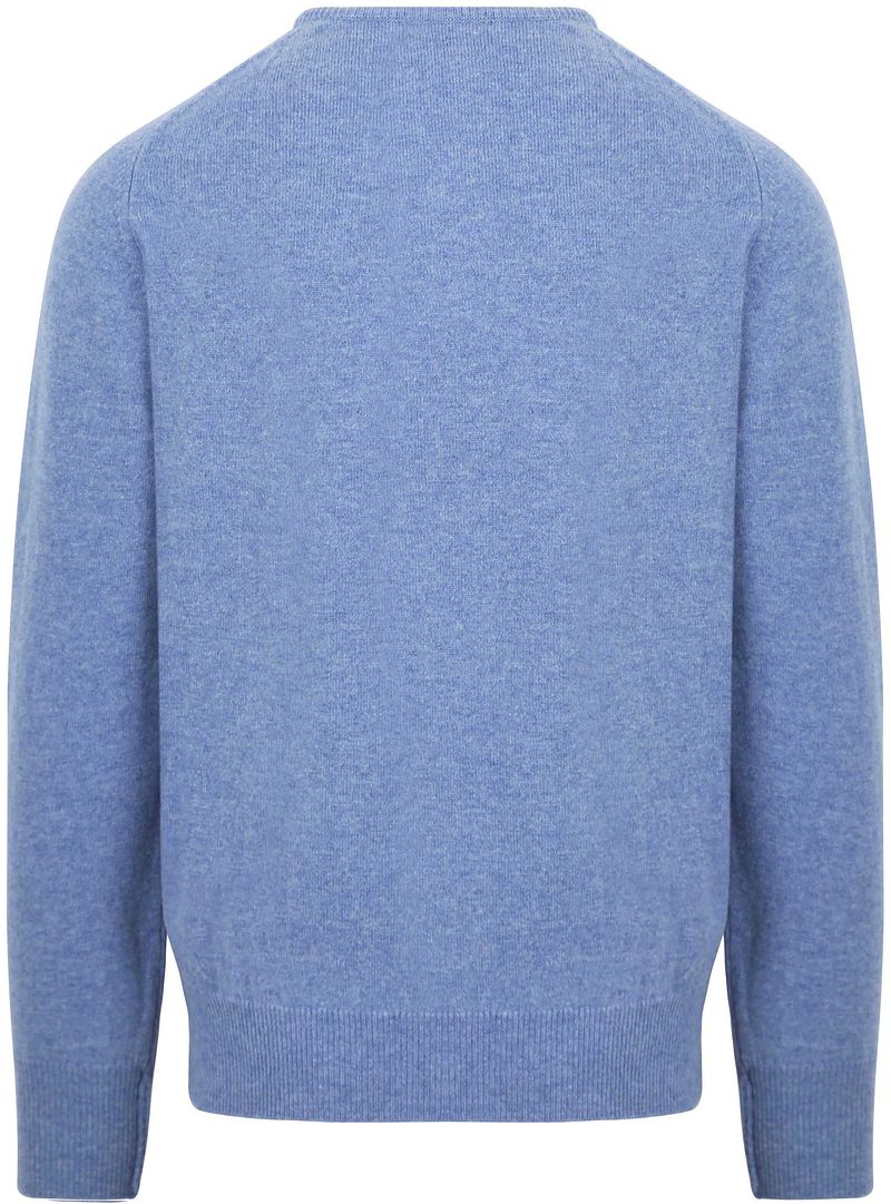 William Lockie Pullover O-neck Lambswool Glacier - Größe L günstig online kaufen