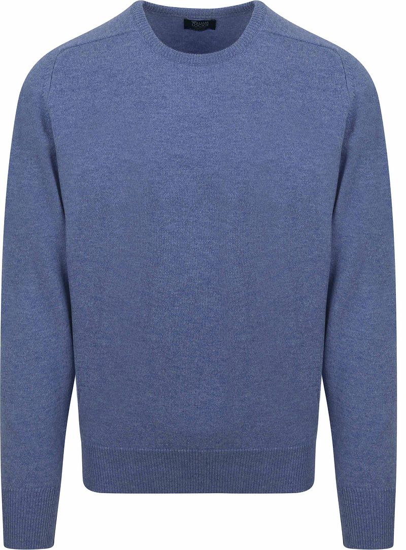 William Lockie Pullover mit Rundhalsausschnitt Lammwolle Indigo - Größe 3XL