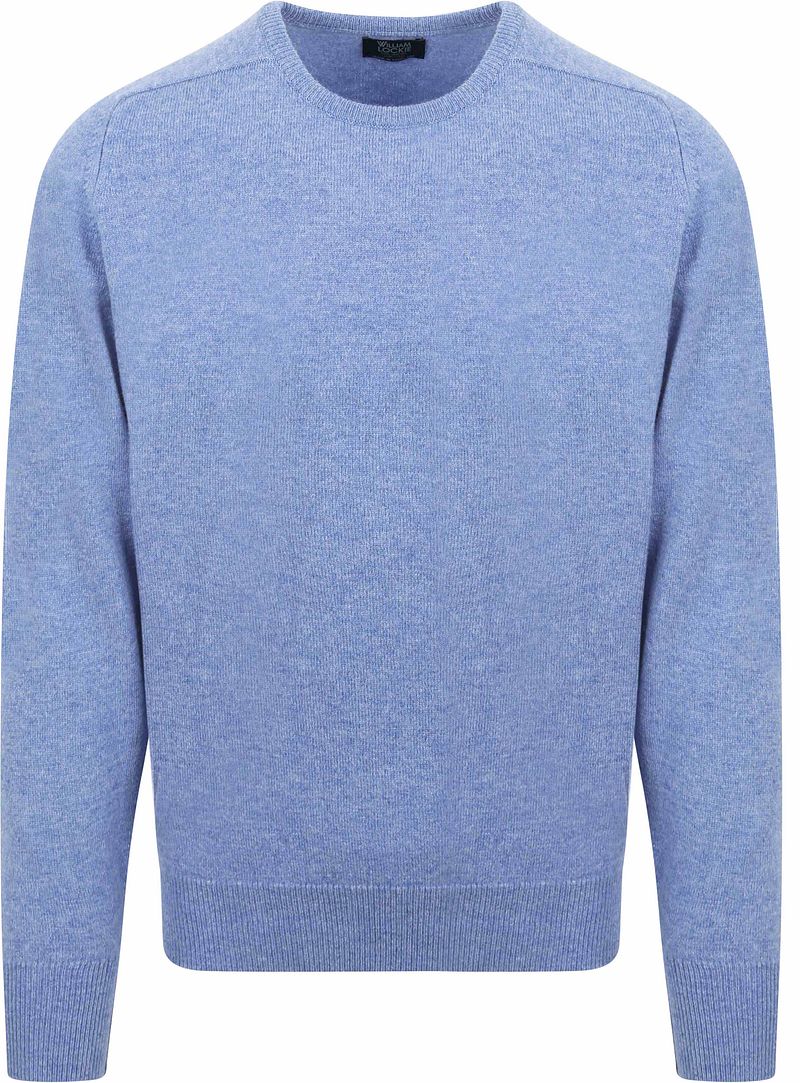 William Lockie Pullover O-neck Lambswool Glacier - Größe L günstig online kaufen