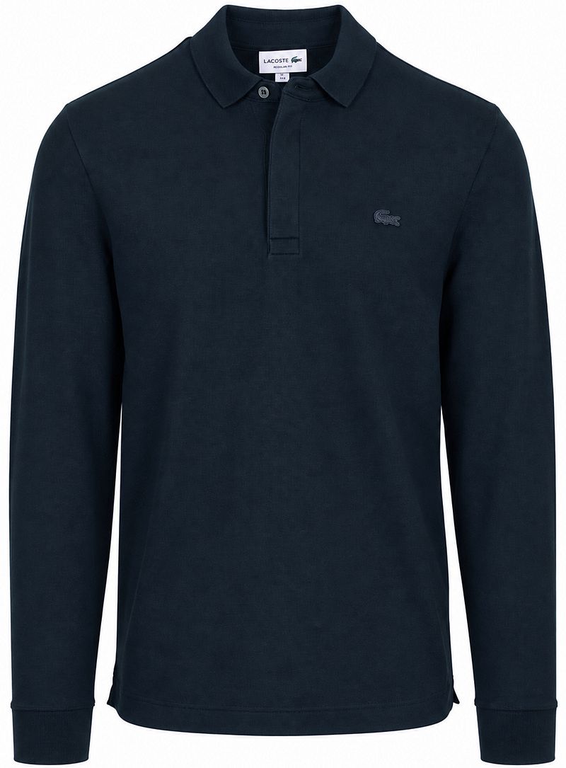 Lacoste Longsleeve Poloshirt Piqu&eacute; Navy