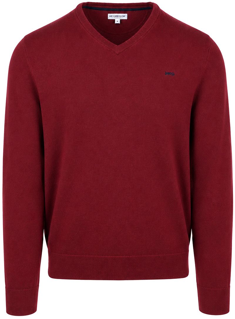 McGregor Trui V-Hals Burgundy