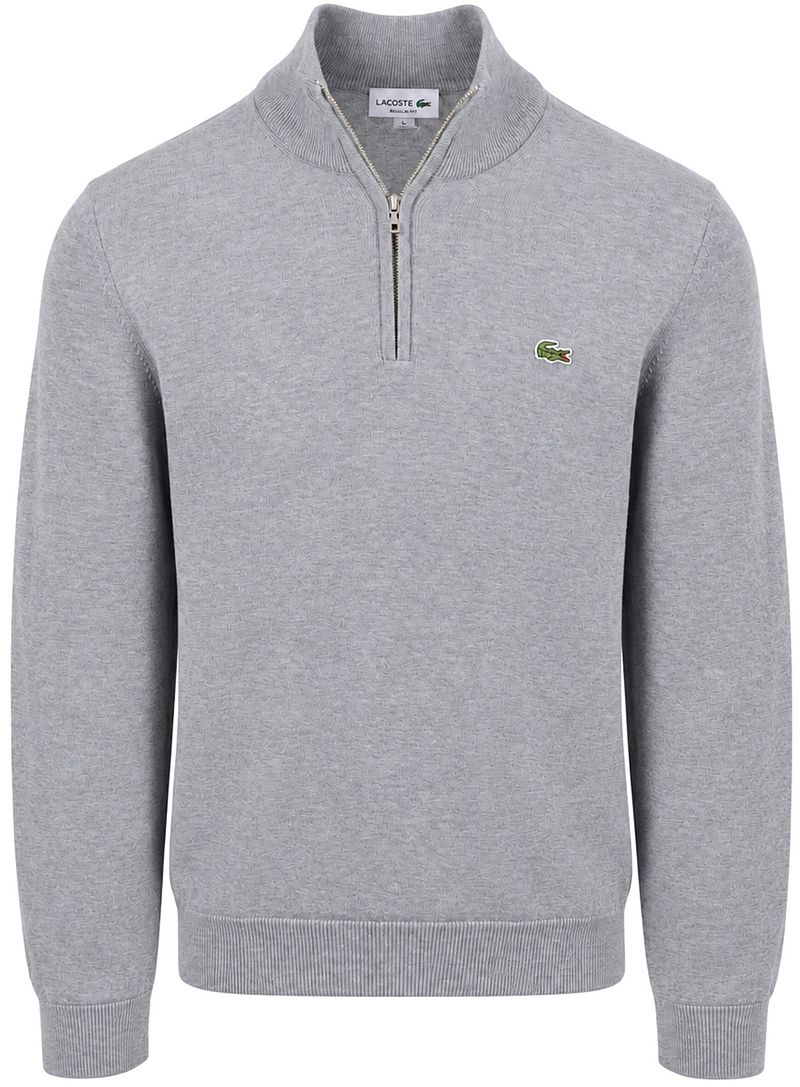 Lacoste Pullover Zipper Grijs