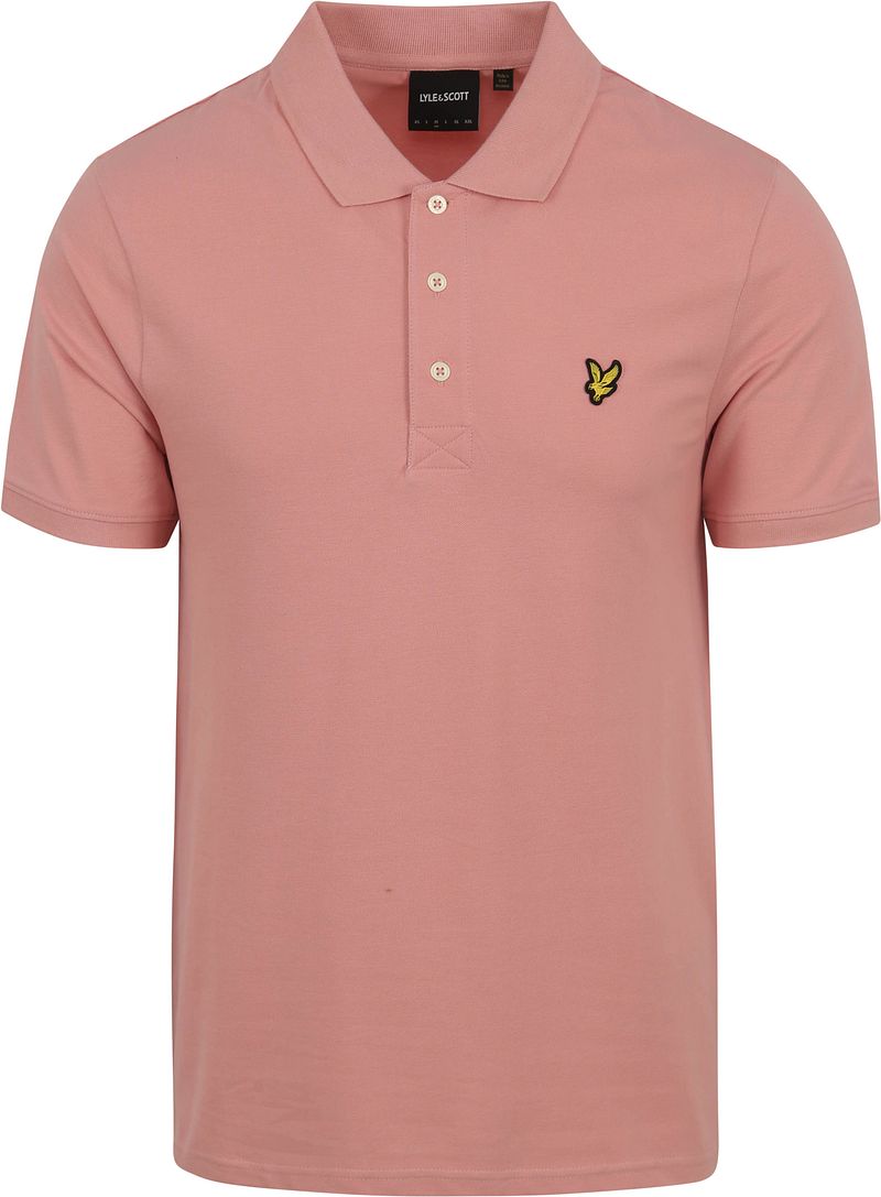 Lyle and Scott Polo Plain Rosa - Größe XL