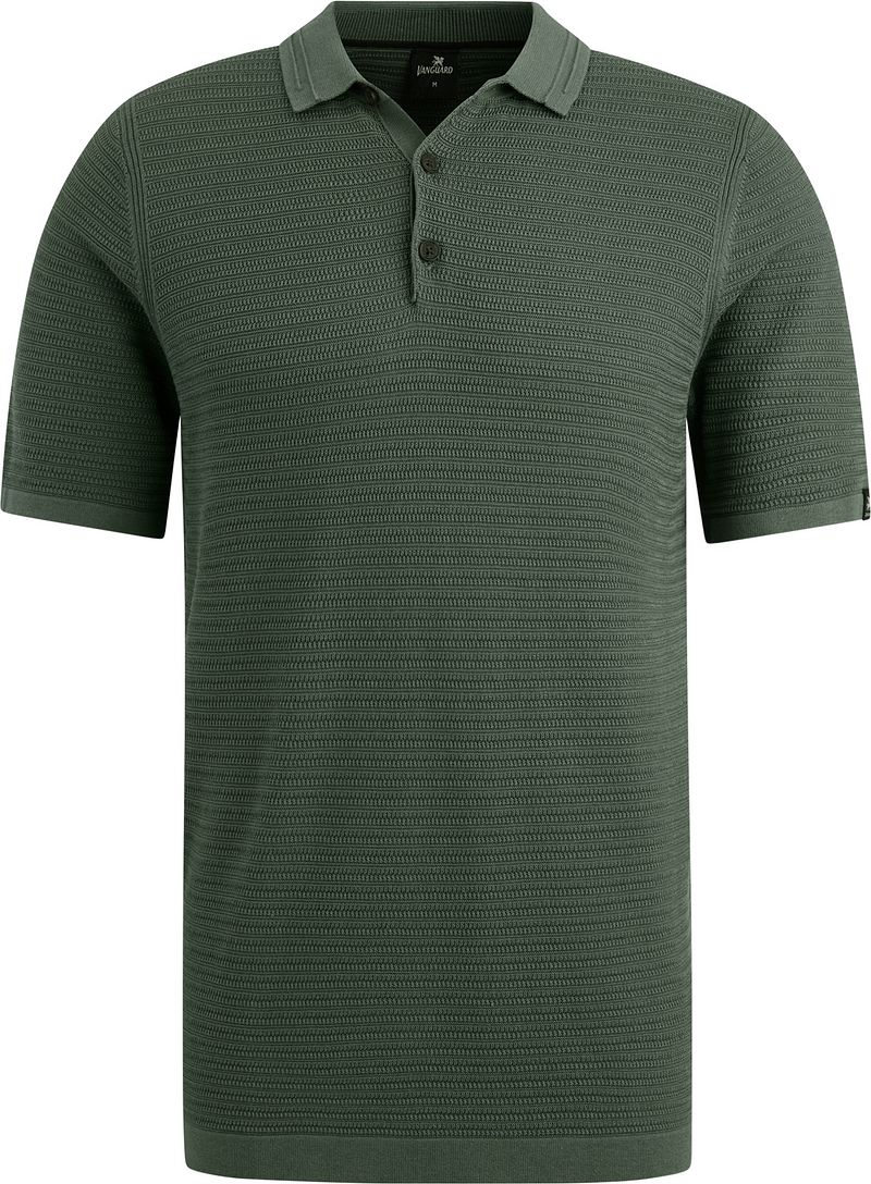 Vanguard Polo Structure Grün - Größe L günstig online kaufen