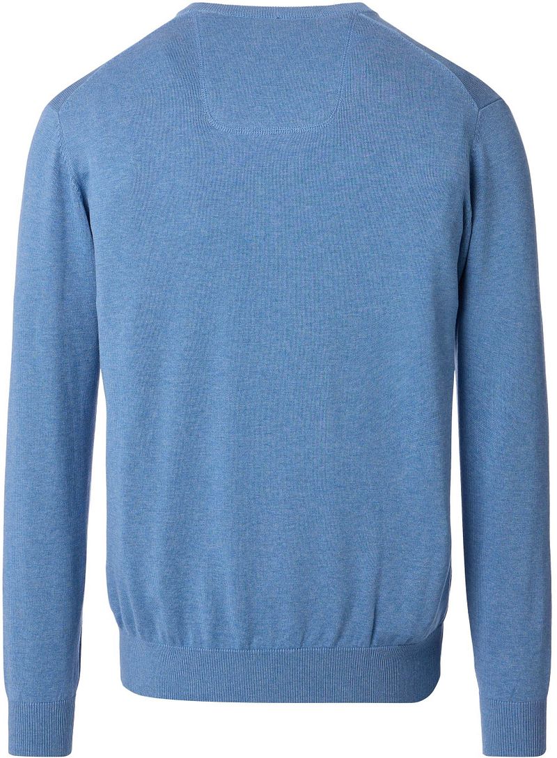 Casa Moda Pullover V-Ausschnitt Blau - Größe 5XL günstig online kaufen