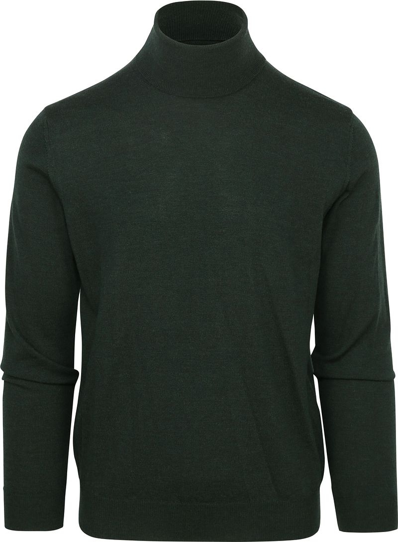 Suitable Merino Rollkragen Pullover Dunkelgrün - Größe XL günstig online kaufen
