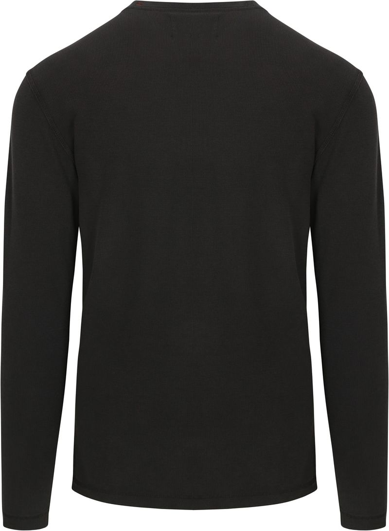 Superdry Pullover Henley Waffle Washed Anthrazit - Größe XXL günstig online kaufen