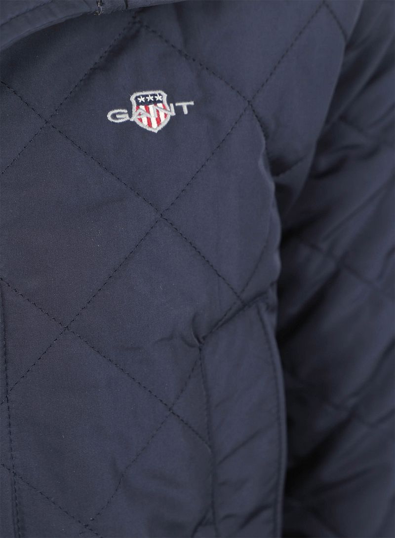 Gant Jacke Quilted Windcheater Marine - Größe 3XL günstig online kaufen