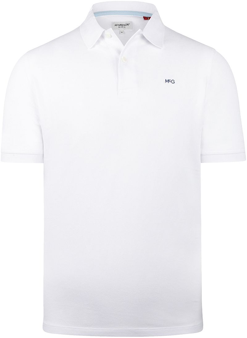 McGregor Classic Poloshirt Weiß - Größe M günstig online kaufen