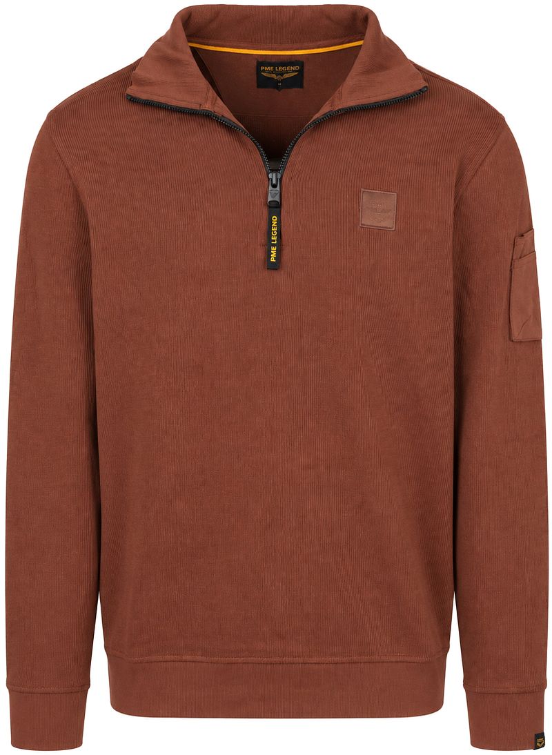 PME Legend Half Zip Trui Cappuccino