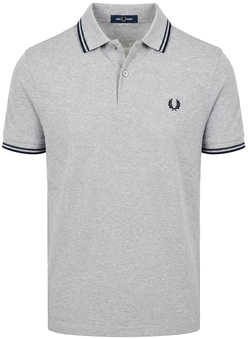 Fred Perry Polo Tipped M3600 Grijs 88C