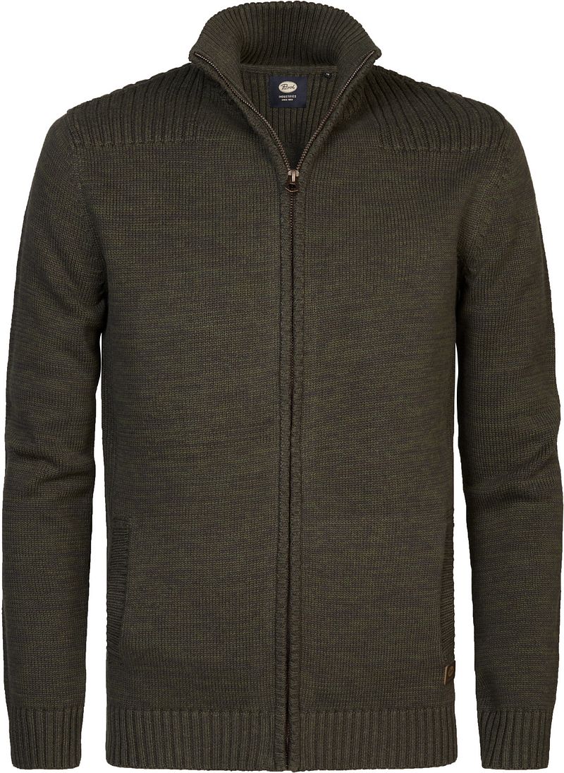 Petrol Strickjacke Elim Dunkelgrün - Größe XL günstig online kaufen