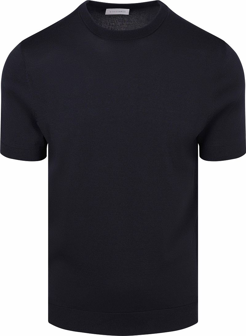 Suitable Knitted T-shirt Wake Navy - Größe M günstig online kaufen