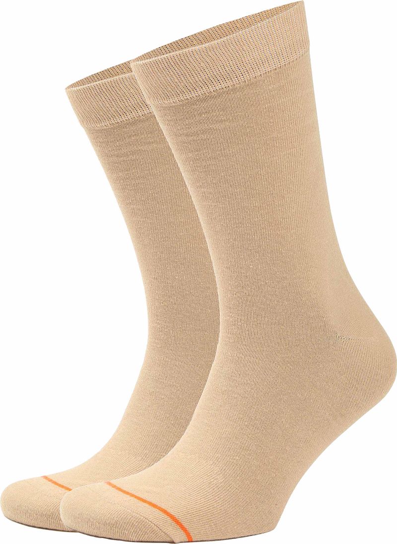 Suitable Sokken Bio Beige 2 Pack