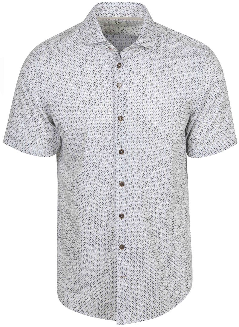 R2 Short Sleeves Hemd Sorona Druck Multicolour - Größe L günstig online kaufen