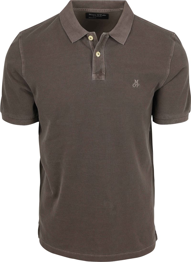 Marc O'Polo Poloshirt Piqué Nickle Braun - Größe XXL günstig online kaufen