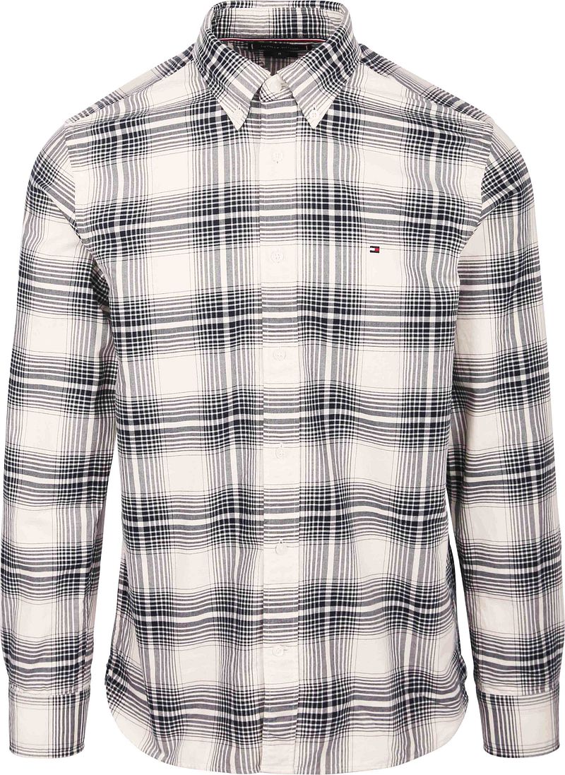 Tommy Hilfiger Oxford-Hemd Karo Blau - Größe M
