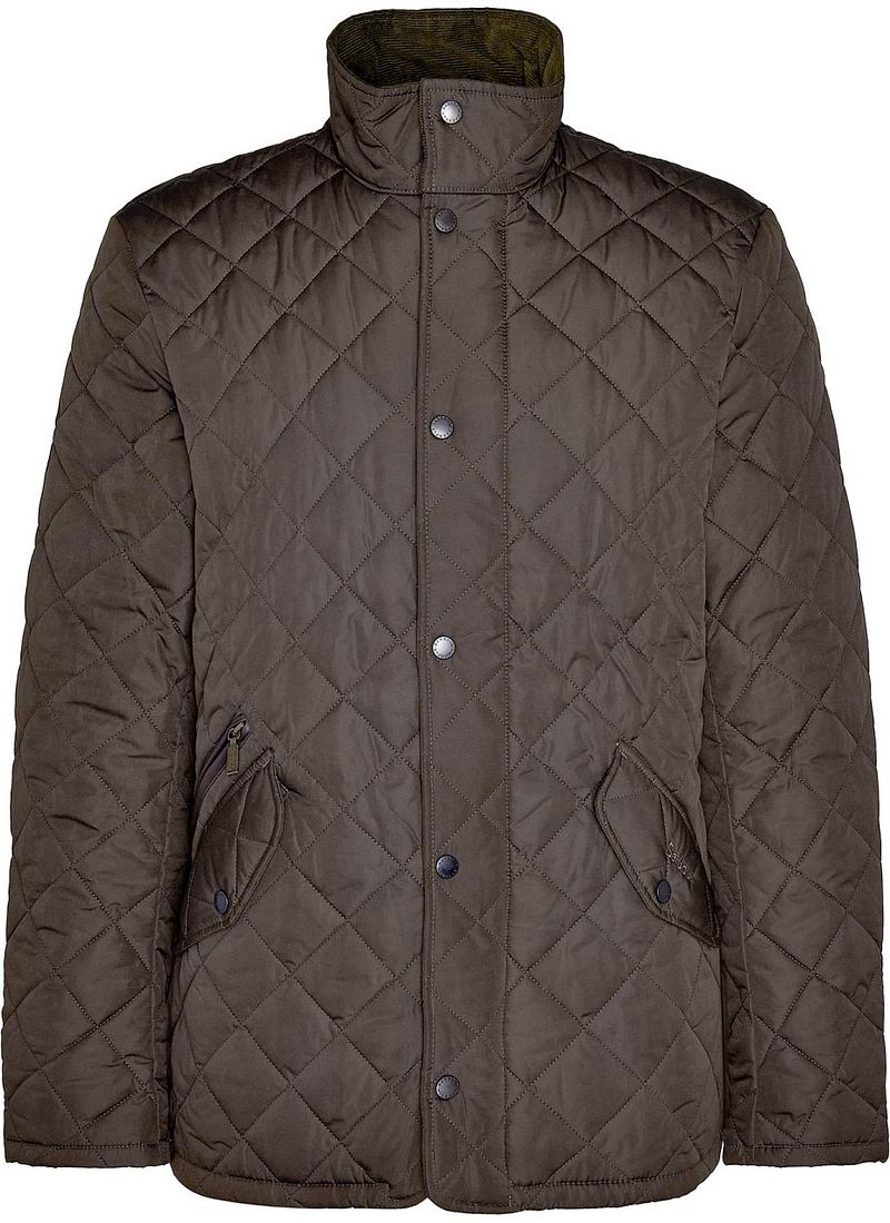 Barbour Quilted Jas  Chelsea Olijfgroen