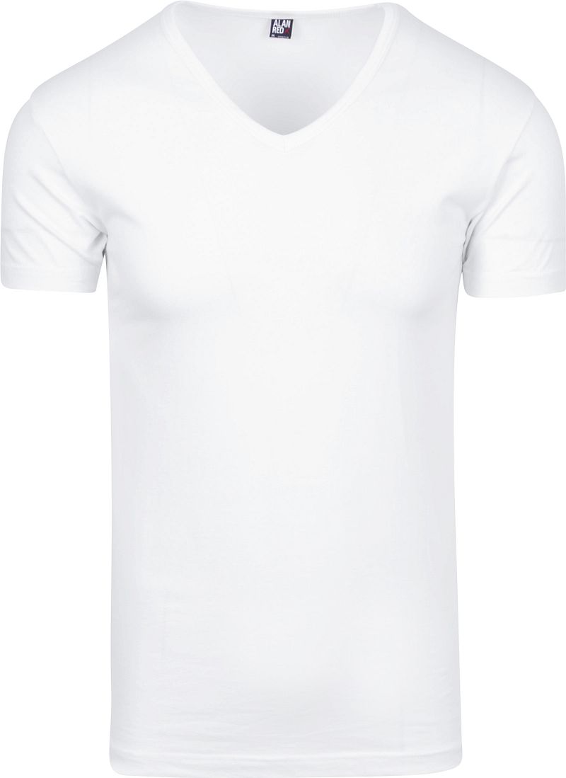 Alan Red Oklahoma Stretch T-Shirt V-Ausschnitt (2er-Pack) - Größe M günstig online kaufen