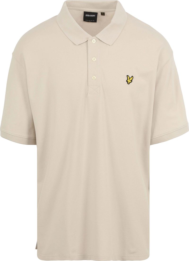 Lyle and Scott Plussize Polo Ecru