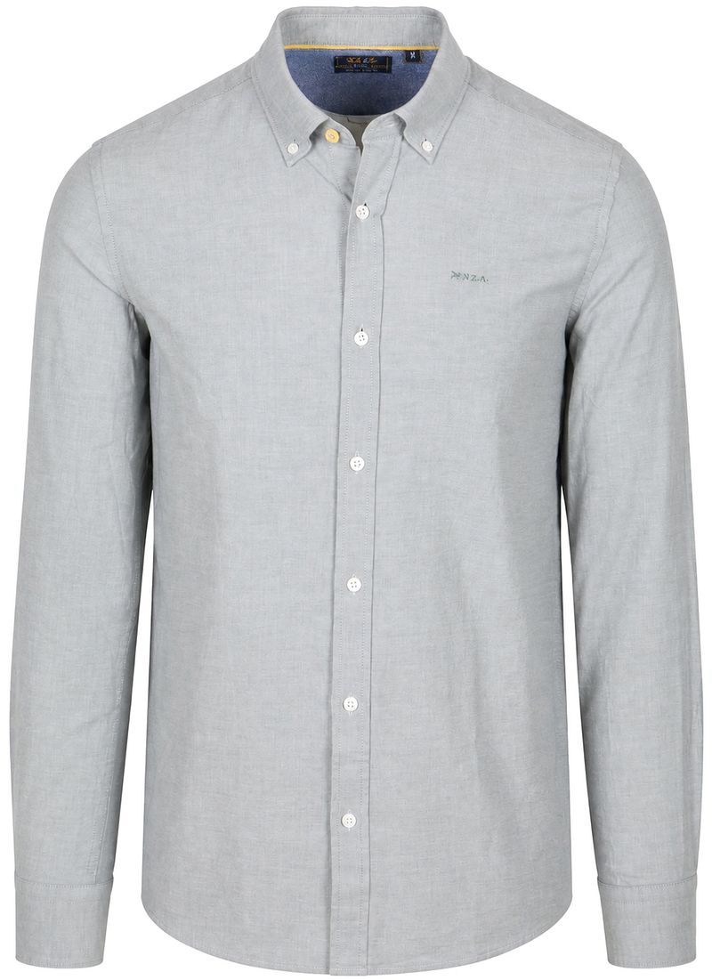 New zealand auckland NZA Overhemd BD Barn Twill Groen