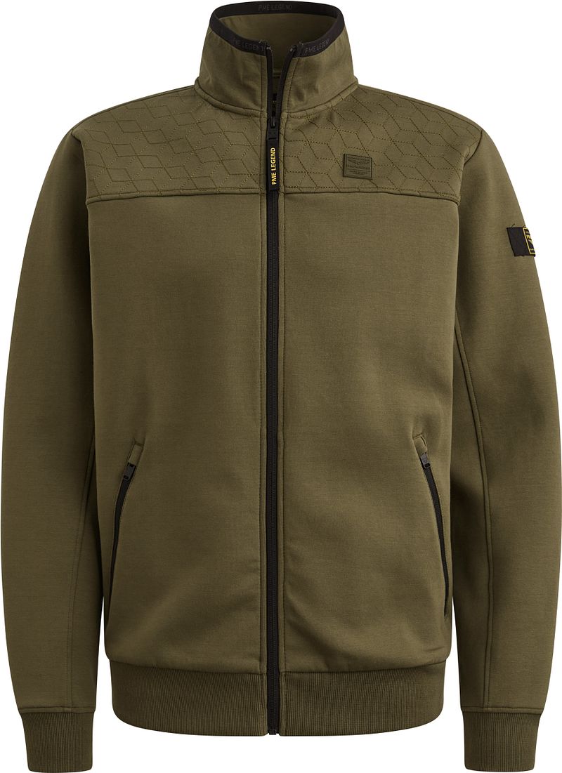 PME Legend Strickjacke Interlock Olive   - Größe XL günstig online kaufen