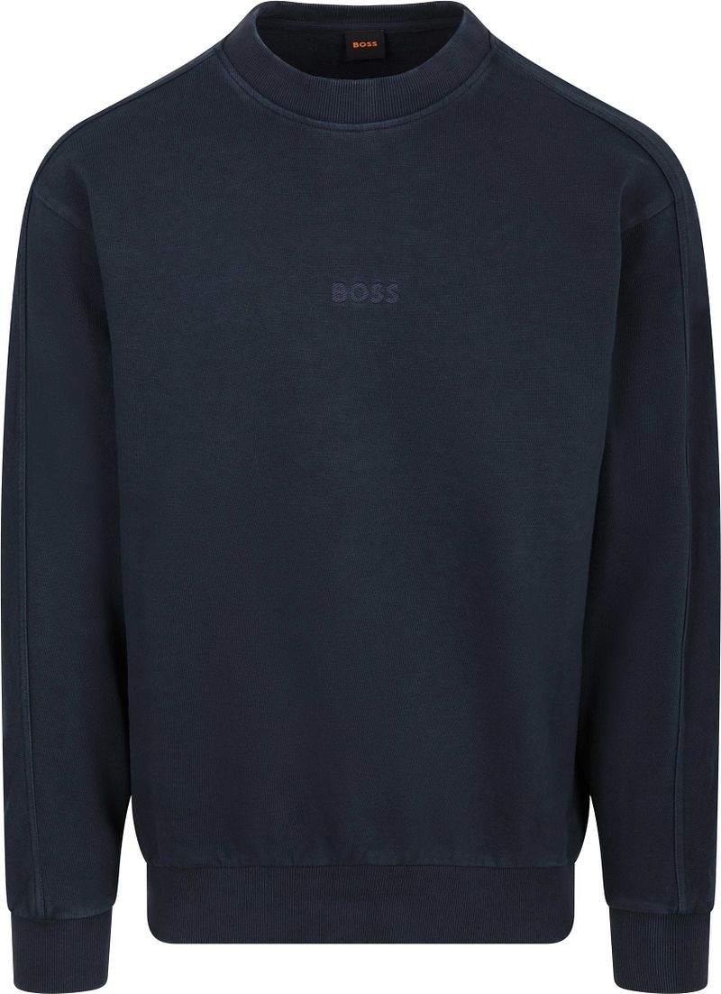 Boss Pullover Tile Navy - Größe Xl
