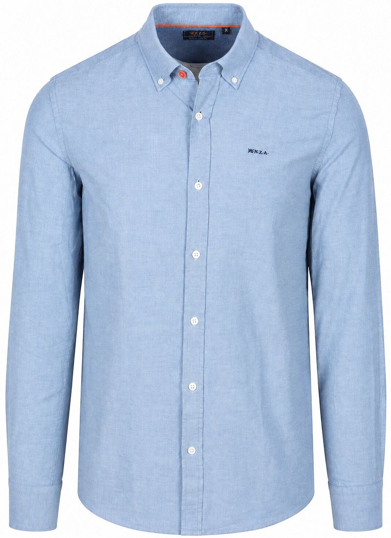 New zealand auckland NZA Overhemd BD Barn Twill Blauw