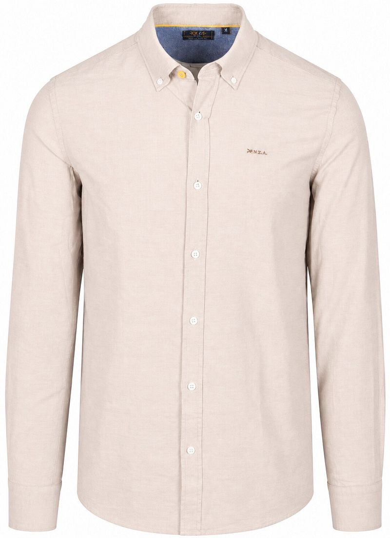 New zealand auckland NZA Overhemd BD Barn Twill Zand
