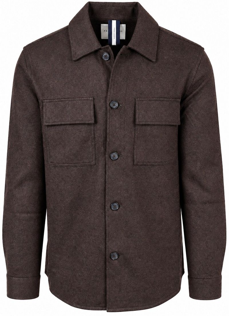 Profuomo Overshirt Peached Dark Green - Größe XXL