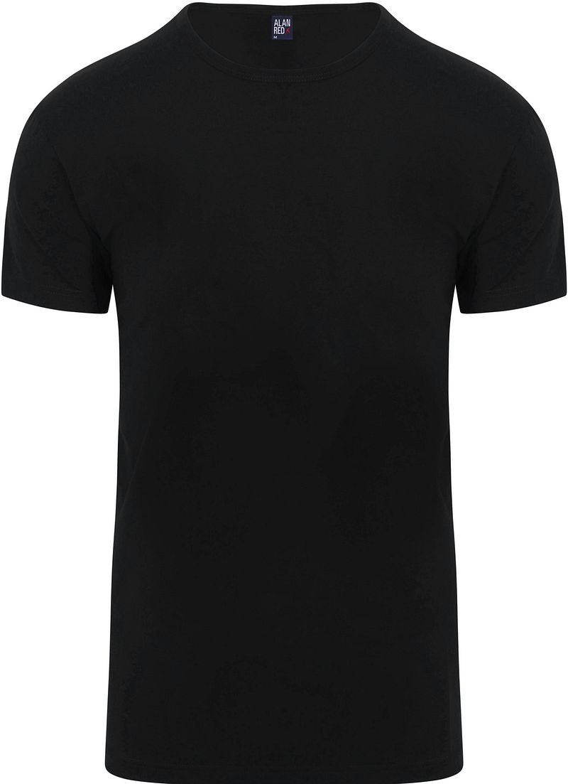 Alan Red Ottawa U-Ausschnitt Stretch Schwarz (2er-Pack) - Größe M günstig online kaufen