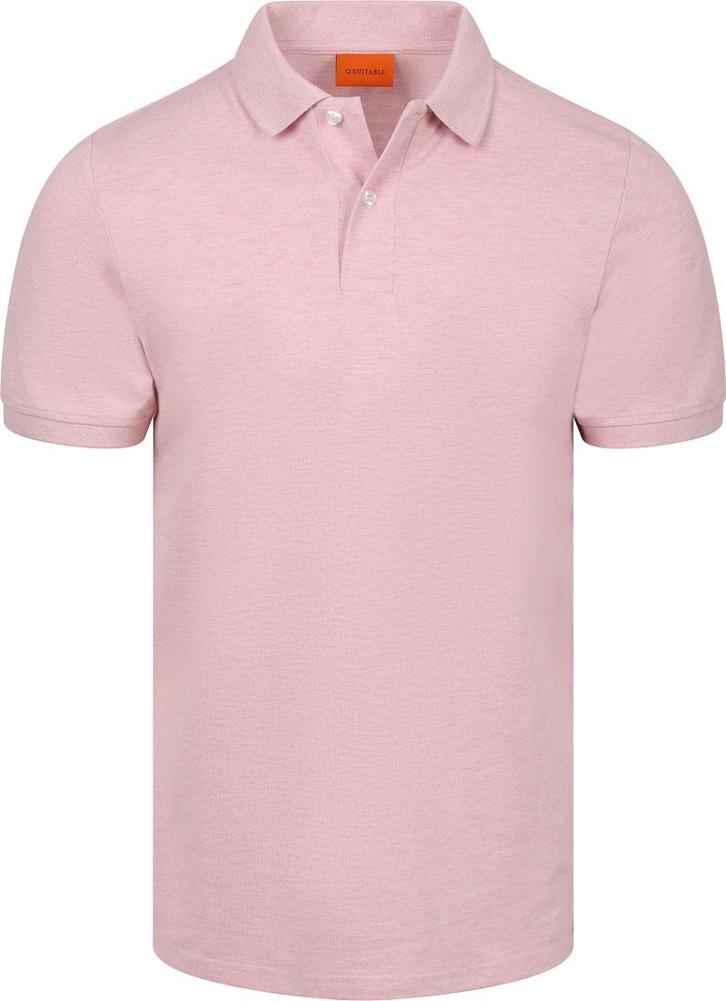 Suitable Poloshirt MEL Piqué Rosa - Größe XXL günstig online kaufen