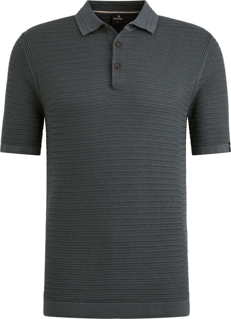 Vanguard Polo Structure Dark Slate - Größe Xxl