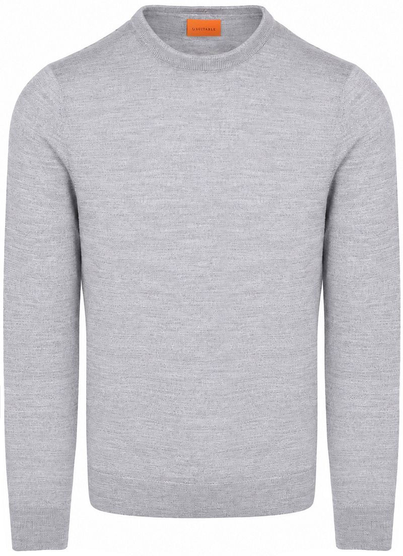 Suitable Merino Pullover Grau - Größe XL