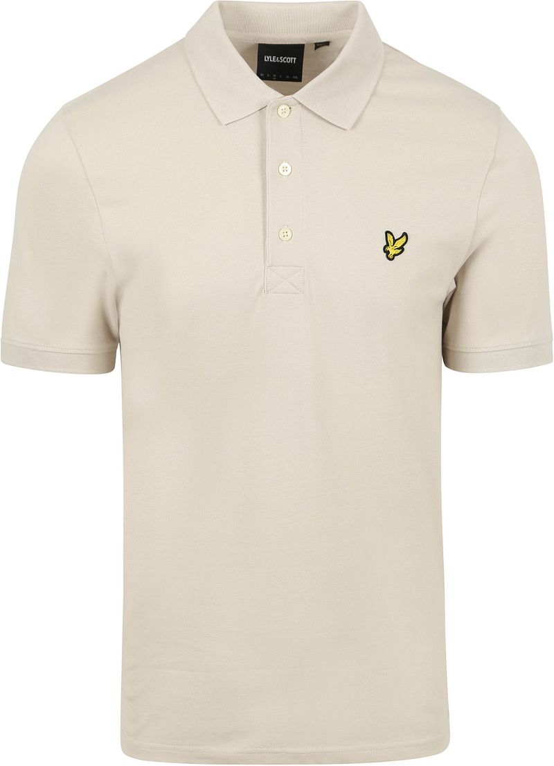 Lyle and Scott Poloshirt Plain Ecru - Größe XL